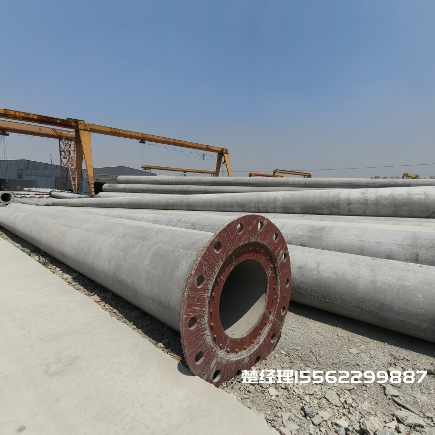 上城12米无拉线电杆